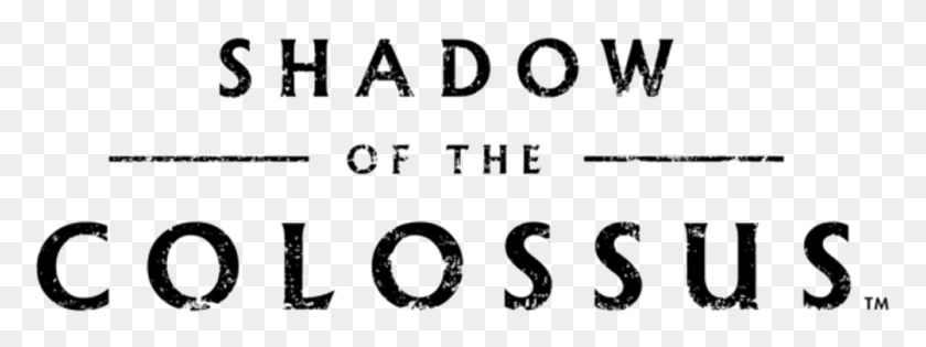 1003x329 Shadow Of The Colossus Free Shadow Of Colossus Logo, Text, Alphabet, Number HD PNG Download