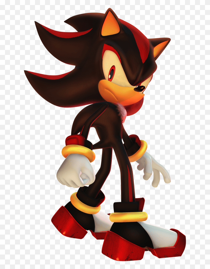 651x1018 Descargar Png Shadow Sonic Forces Render By Nibroc Rock, Juguete, Figurilla, Animal Hd Png