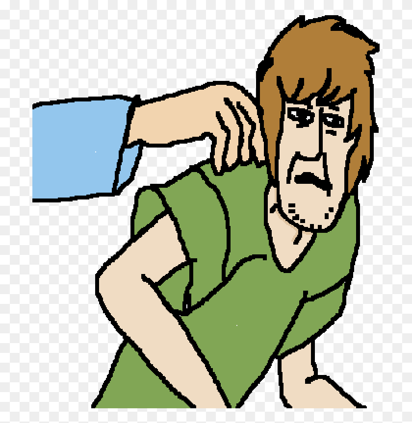 709x803 Shaggy Is Shooketh, Face HD PNG Download