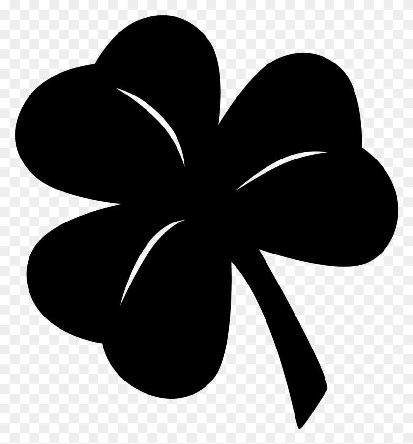 1258x1358 Shamrock Clip Art Image Free Shamrock Clip Art Black, Gray, World Of Warcraft HD PNG Download