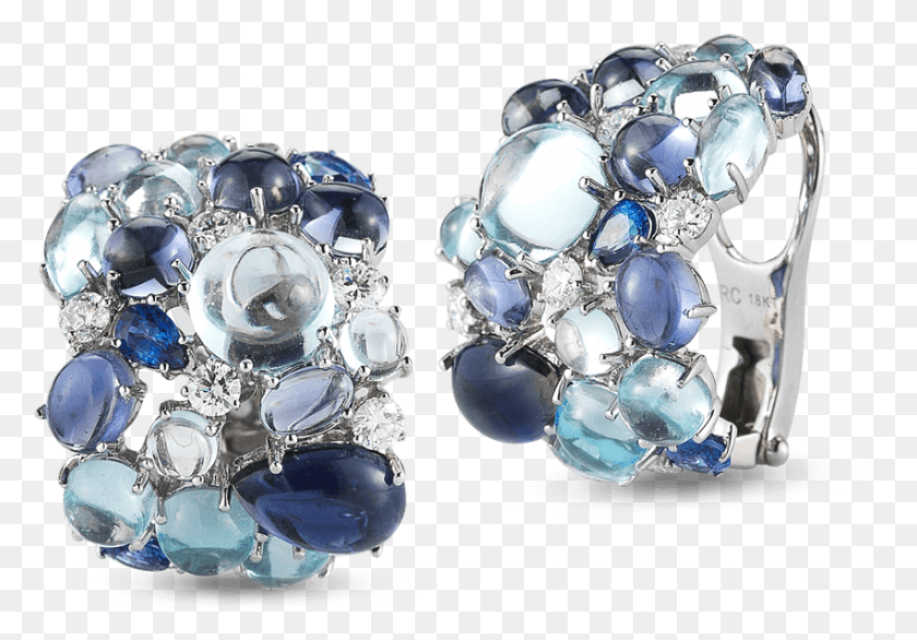 850x574 Shanghaiearrings With Topaz Iolite Sapphires And Crystal, Accessories, Accessory, Jewelry HD PNG Download