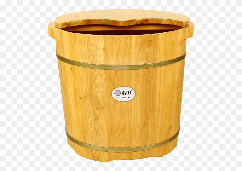 511x533 Shangtian Wooden Barrel 35cm High Cedar Wood Foot Bath Plywood, Bucket, Jacuzzi, Tub HD PNG Download