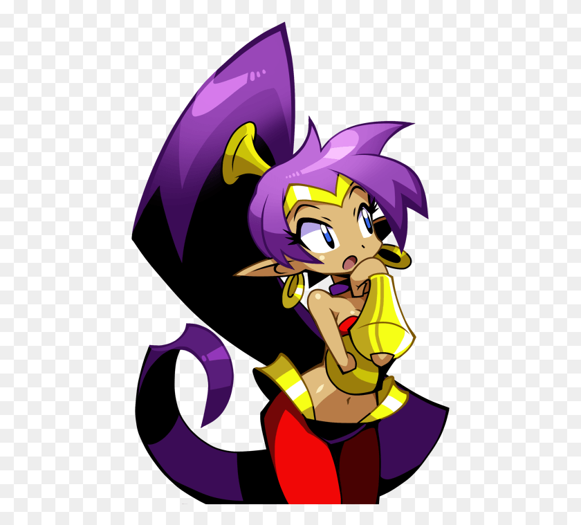 461x699 Shantae Half Genie Hero Art Book, Graphics, Sweets HD PNG Download