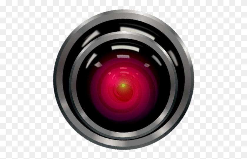 484x483 Shape Circles Metalic Robotic Eye Red 2001 A Space Odyssey Hal Poster, Camera Lens, Electronics, Camera HD PNG Download