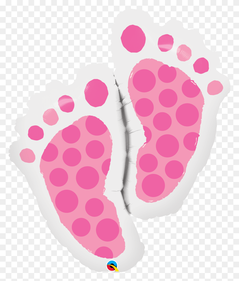1966x2341 Shape Packaged Baby Feet Pink Baby Feet Balloon Bouquets, Footprint, Rug, Heel Descargar Hd Png