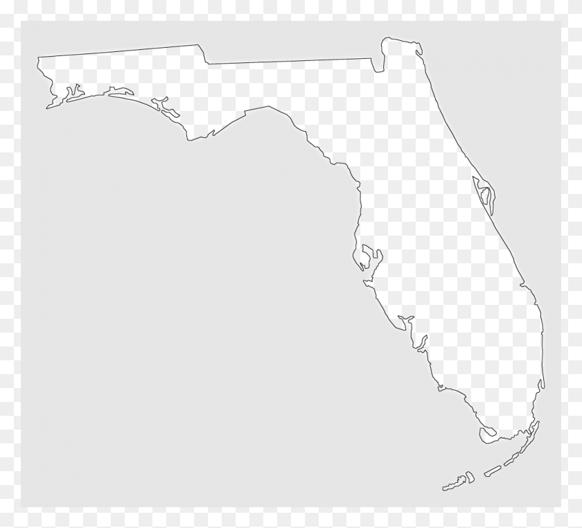 1024x922 Shape State Of Florida, Gun, Weapon HD PNG Download