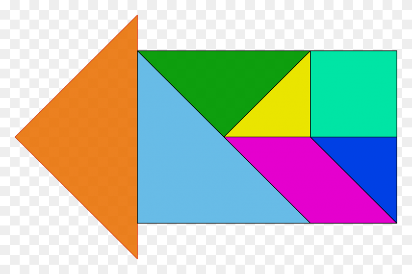 1280x820 Descargar Png Formas De Flecha Triángulo Chino Imagen Figuras De Tangram Faciles, Graphics Hd Png