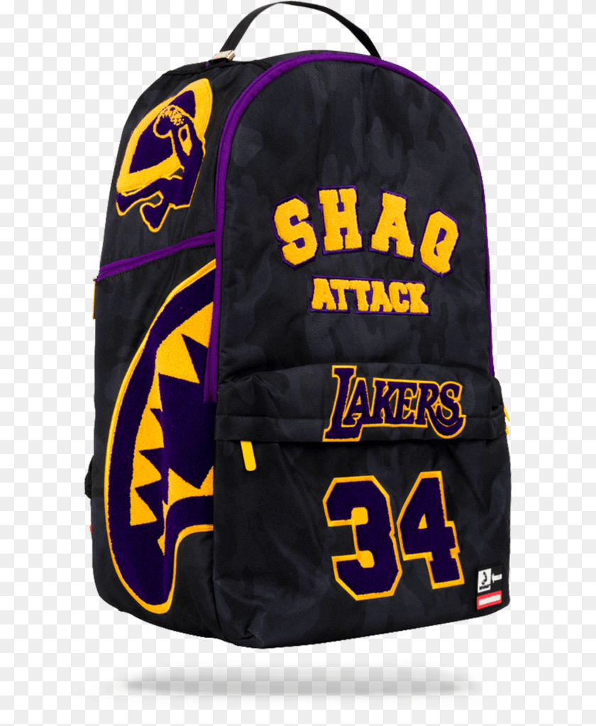 Shaq Attack, Backpack, Bag PNG