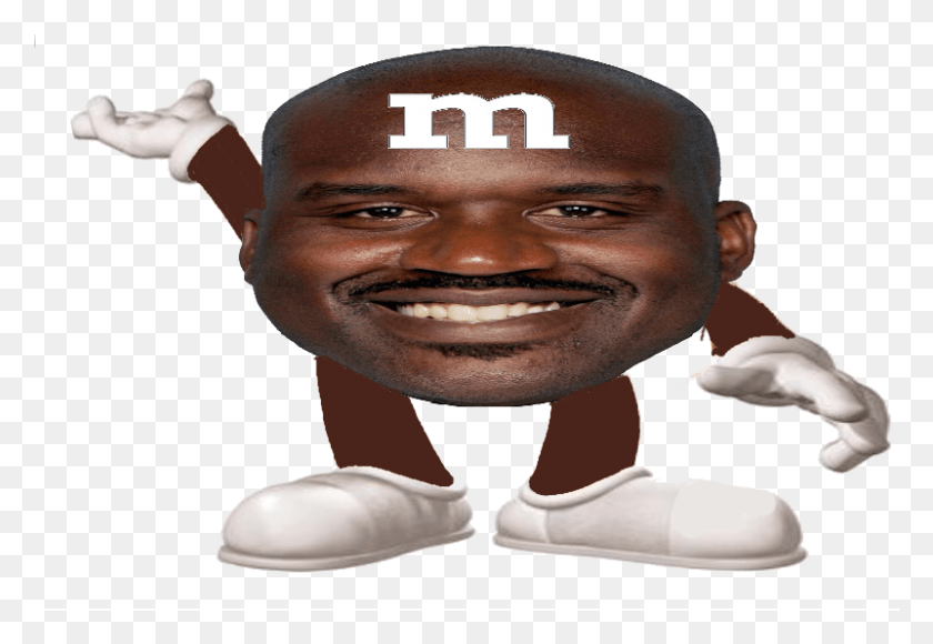 801x535 Descargar Png / Shaq M Amp M, Cara, Persona, Humano Hd Png