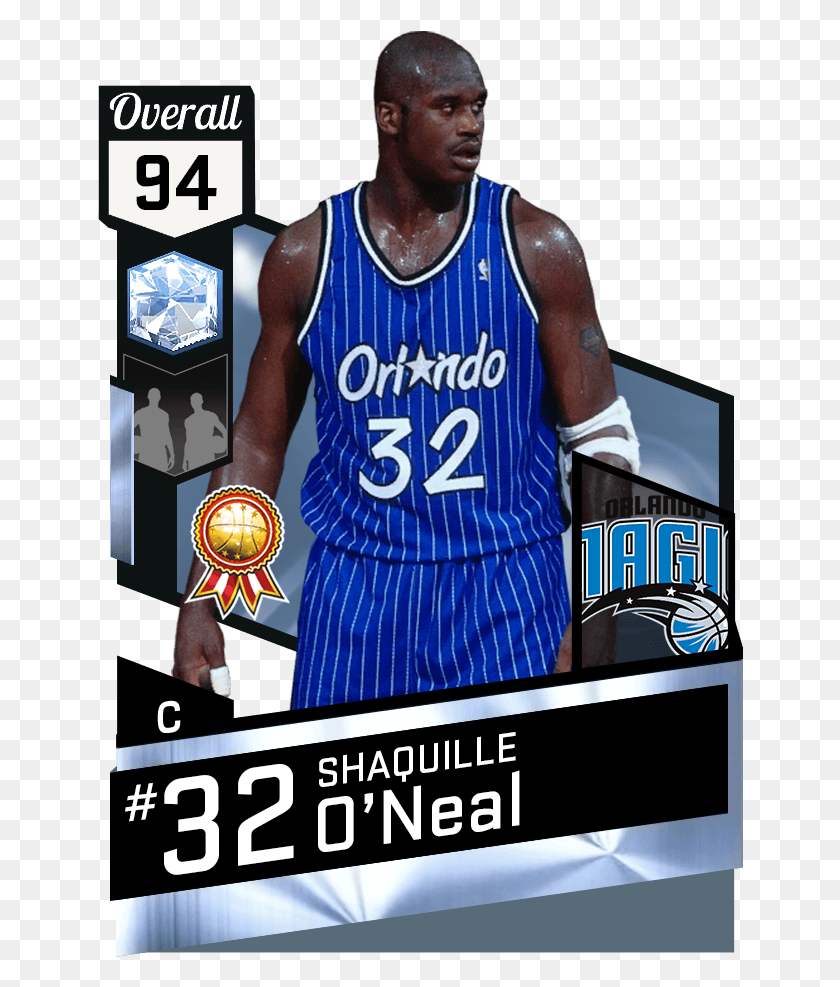646x927 Shaquille O39neal Nba 2k18 Stephen Curry Rating, Person, Human, Advertisement HD PNG Download