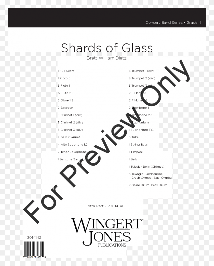 865x1089 Shards Of Glass Thumbnail Shards Of Glass Thumbnail Pomp And Circumstance Clare Grundman Clarinet, Text, Poster, Advertisement HD PNG Download