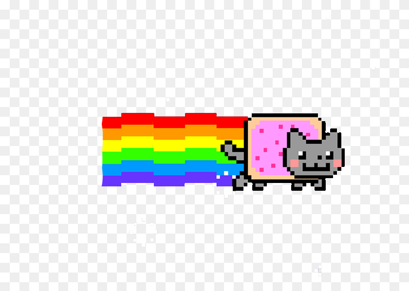 702x538 Share This Article Doge Nyan Cat, Super Mario, Pac Man HD PNG Download