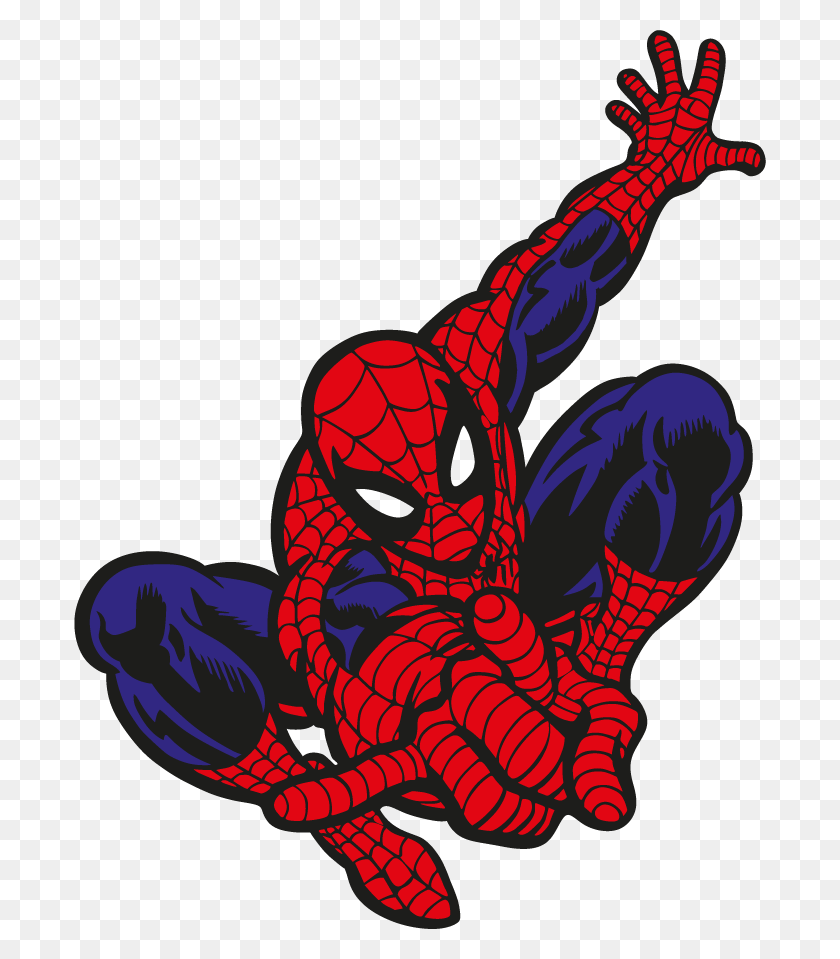 692x899 Share This Article Spiderman Clip Art, Sea Life, Animal, Food HD PNG Download