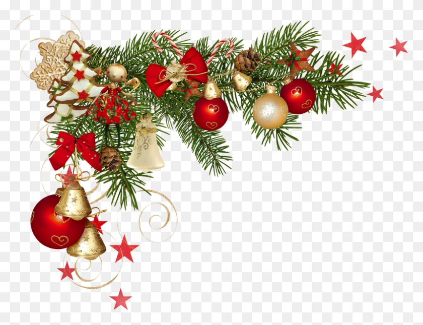 799x600 Share This Christmas Corner Border, Tree, Plant, Ornament HD PNG Download