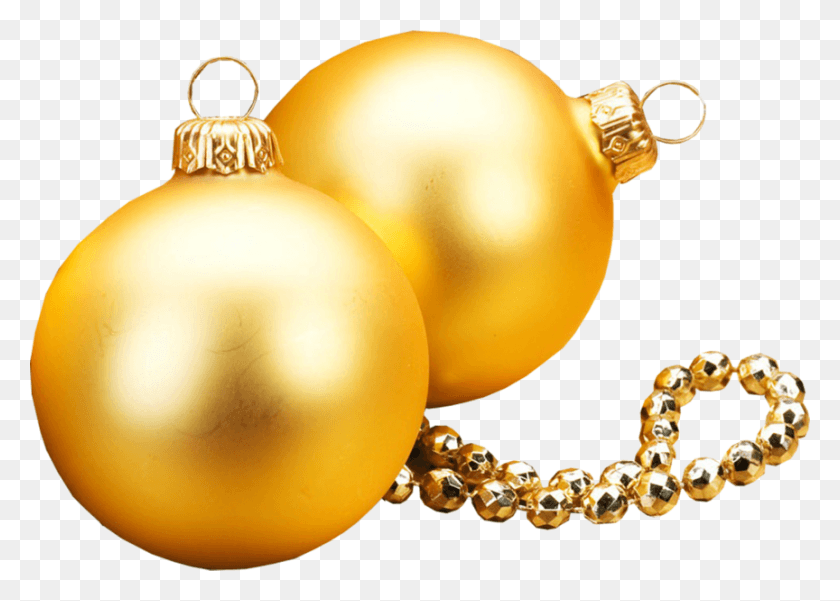 864x600 Share This Image Decoración De Navidad De Oro, Oro, Accesorios, Accesorio Hd Png Descargar