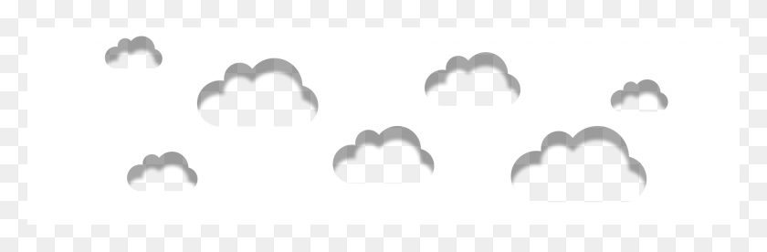 1800x500 Share This Image Clouds Shadow, Stencil, Footprint HD PNG Download