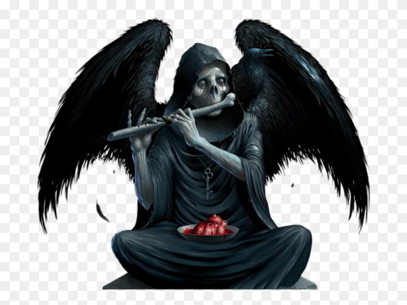 692x569 Share This Image Demon, Angel, Archangel HD PNG Download