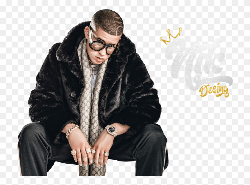 727x563 Share This Image Renders De Bad Bunny, Clothing, Apparel, Coat HD PNG Download