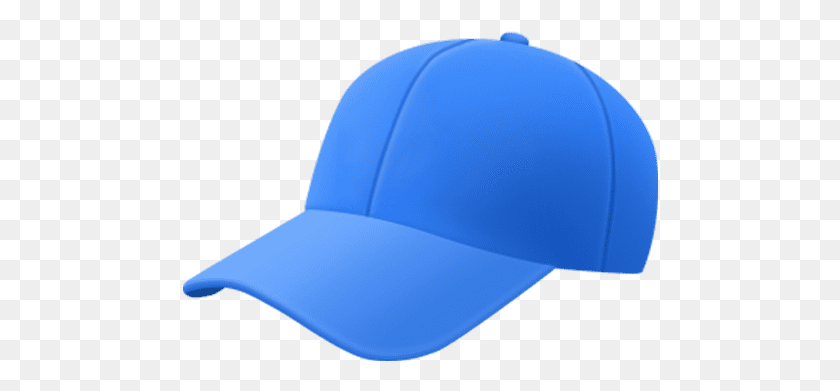 476x331 Share This Link Apple Blue Hat Emoji, Clothing, Apparel, Baseball Cap HD PNG Download