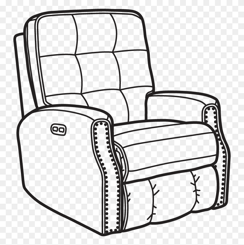 748x782 Share Via Email A High Resolution Image Recliner Drawing, Furniture, Chair, Armchair HD PNG Download