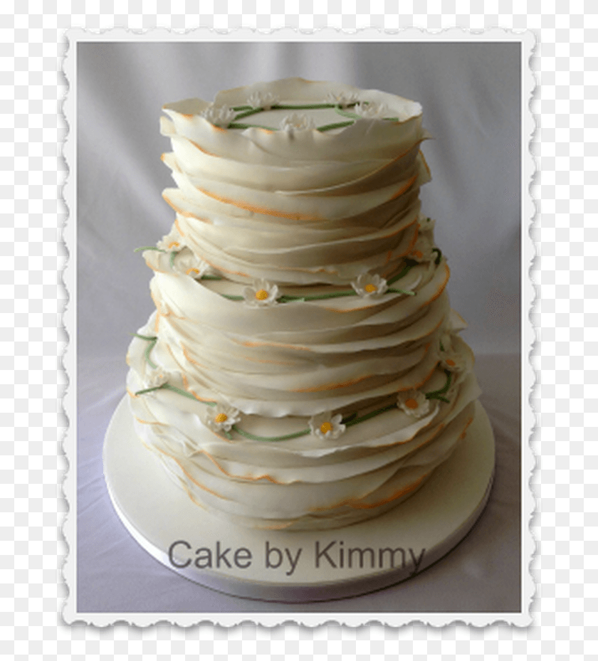 691x869 Share Wedding Cakes Buttercream, Cake, Dessert, Food HD PNG Download