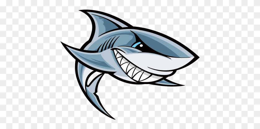 451x359 Descargar Png Tiburón De Dibujos Animados Gran Tiburón Blanco De Dibujos Animados, Peces, Animal, Vida Marina Hd Png