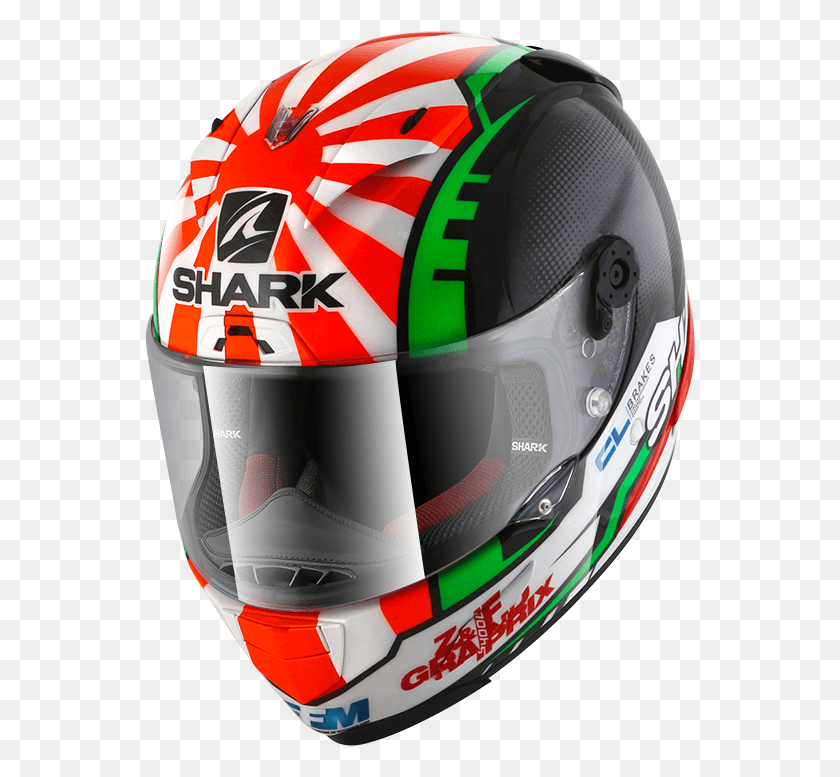550x717 Shark Race R Pro Helmet Shark Zarco Helmet, Clothing, Apparel, Crash Helmet HD PNG Download
