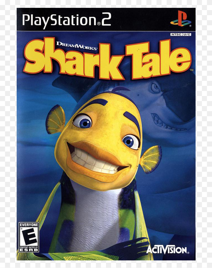 710x1001 Shark Tales Movie Characters, Poster, Advertisement, Book HD PNG Download