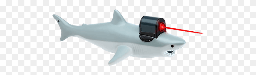 497x189 Shark With Laser, Sea Life, Animal, Mammal HD PNG Download