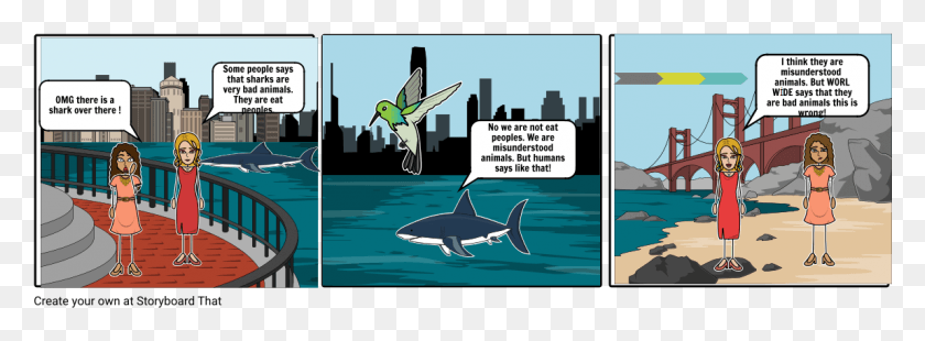 1148x368 Sharks Cartoon, Animal, Sea Life, Mammal HD PNG Download