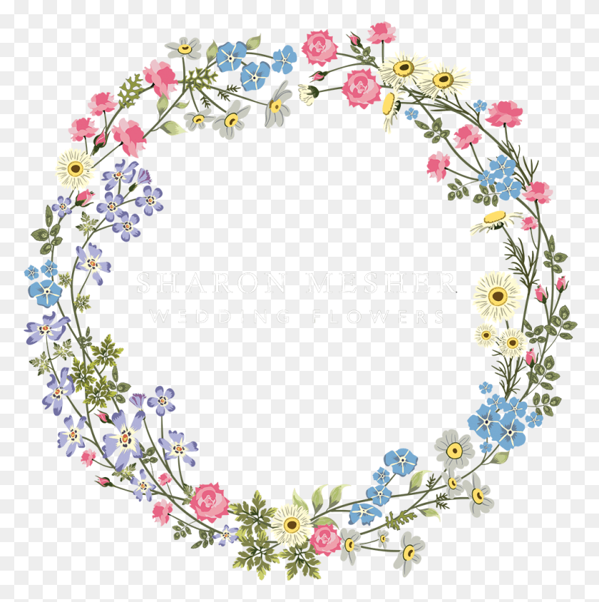 1000x1006 Sharon Mesher Wedding Flowers And Florist In Plymouth Wedding Flower Circle, Graphics, Floral Design HD PNG Download