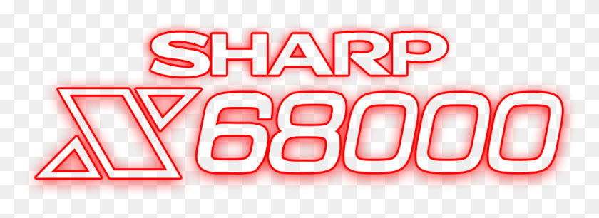 1057x334 Sharp X68000 Логотип Sharp X68000, Текст, Число, Символ Hd Png Скачать