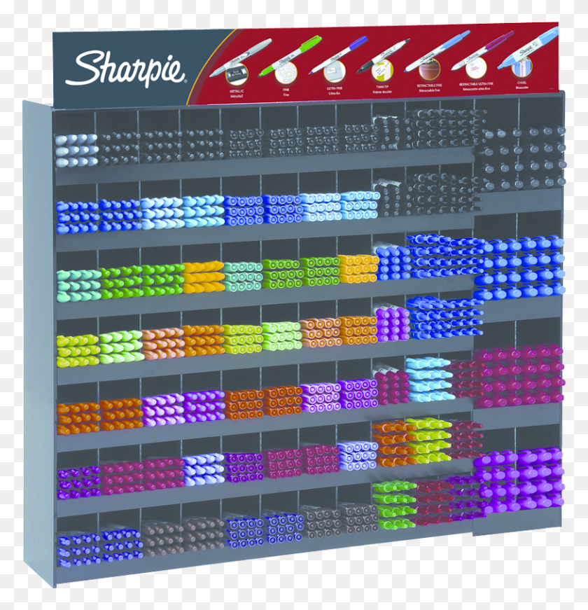 812x845 Sharpie Sharpie Display, Rug, Pac Man, Minecraft HD PNG Download