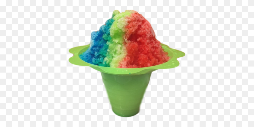 391x360 Shaved Ice Snow Cone Flower Cup, Ice Cream, Cream, Dessert HD PNG Download