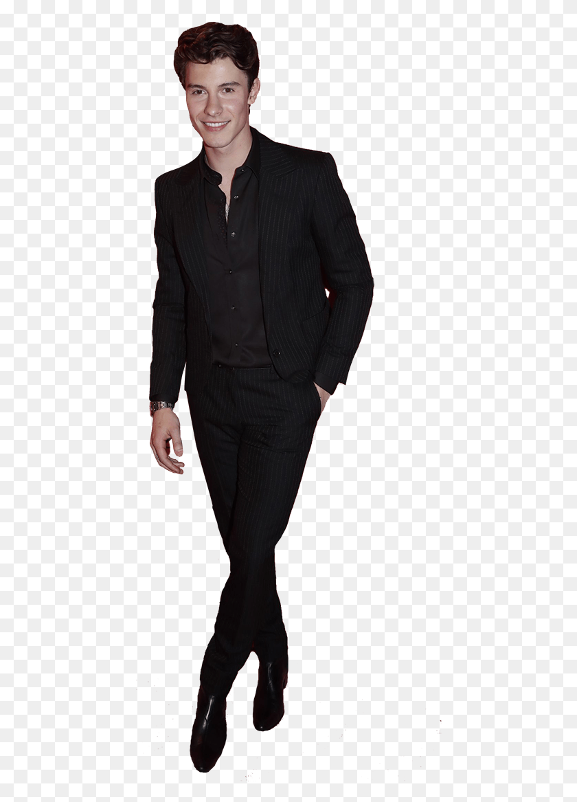 446x1107 Shawn Mendes Suit, Overcoat, Coat, Clothing HD PNG Download