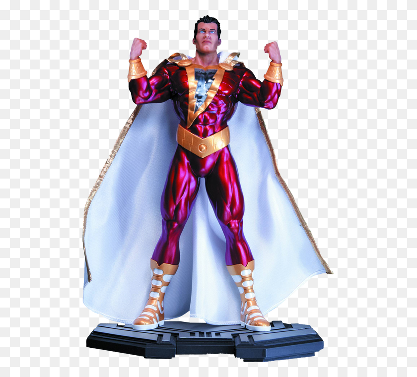 Shazam Dc Icons Statue Shazam New 52 Design, Figurine, Doll, Toy HD PNG Download