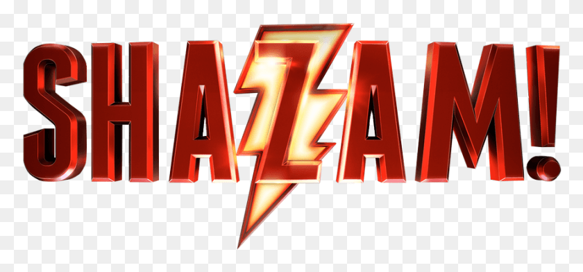 878x374 Shazam Script Logo Shazam Movie Logo, Word, Alphabet, Text HD PNG Download