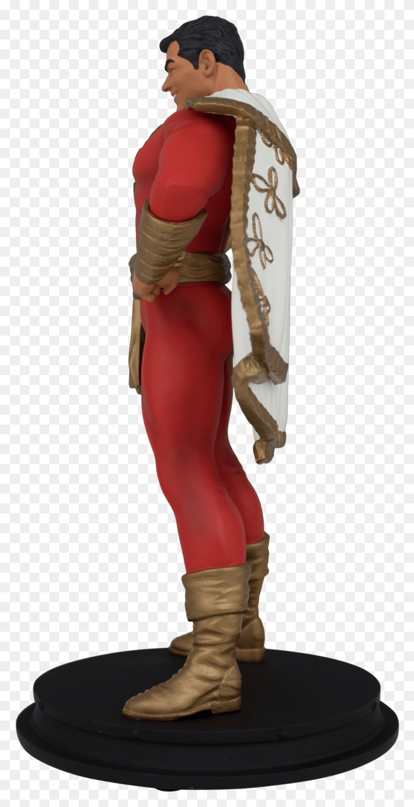 913x1844 Shazam Statue Figurine Statue, Clothing, Apparel, Person HD PNG Download