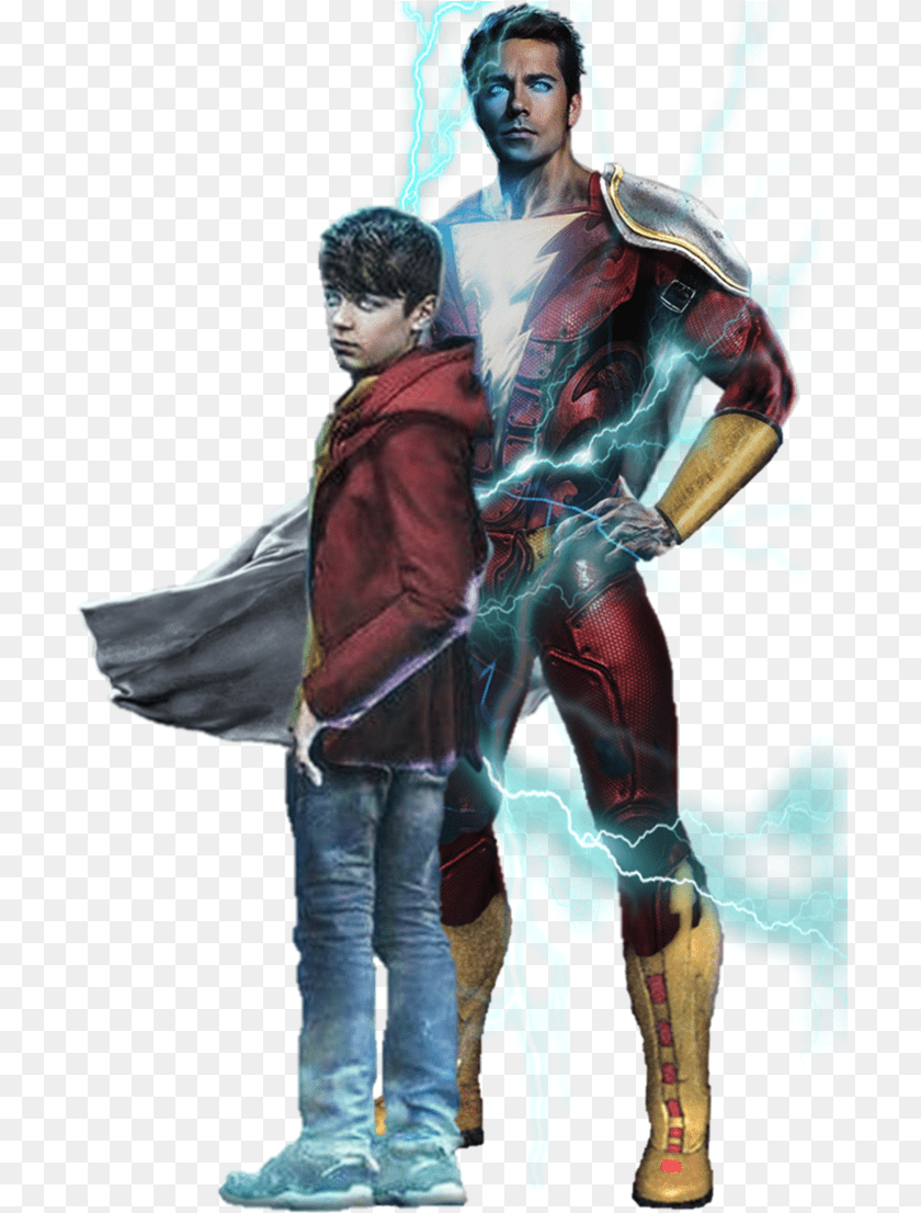 Shazam Background Shazam Billy Batson, Person, Clothing, Costume, Man Transparent PNG