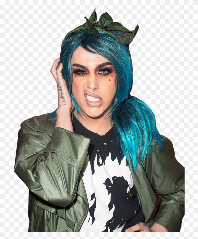 726x950 She Is Currently The Most Followed Drag Queen On Instagram Adore Delano, Hair, Costume, Person HD PNG Download