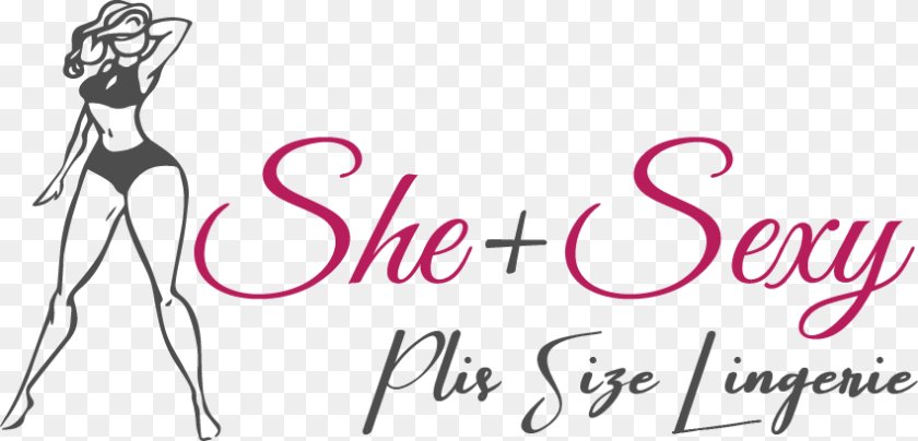She Plus Sexy Calligraphy, Adult, Female, Person, Woman Sticker PNG