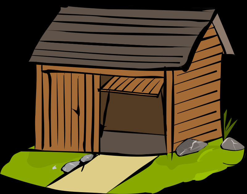 800x629 Shed Clip Art, Building, Housing, Nature HD PNG Download