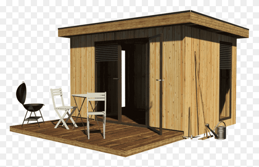 784x487 Shed Plans Pinup Houses Suzy Shed, Chair, Furniture, Housing HD PNG Download