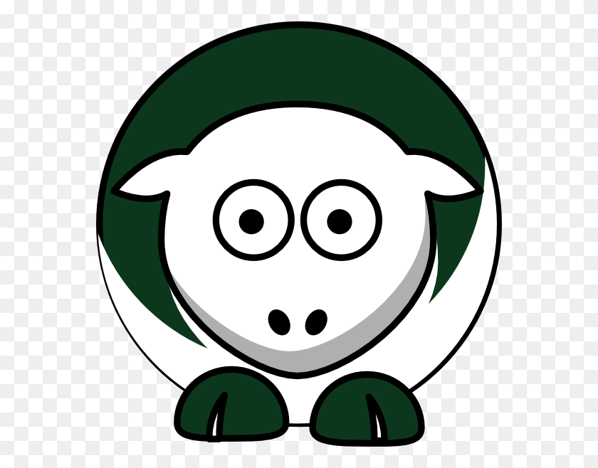 570x598 Sheep 2 Toned New York Jets Colors Clip Art At Clkercom Big Green Dartmouth, Symbol, Logo, Trademark HD PNG Download