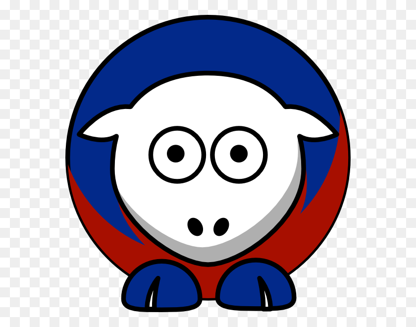 576x600 Sheep Chicago Cubs Team Colors Svg Clip Arts 570 X, Logo, Symbol, Trademark HD PNG Download