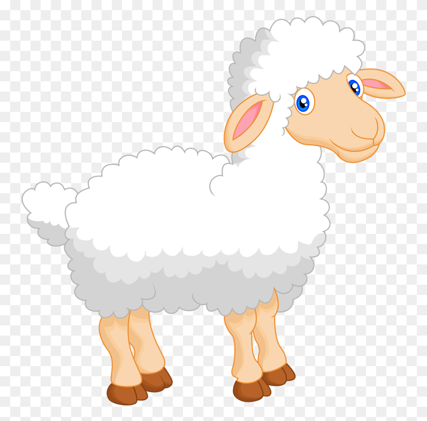 758x768 Sheep Clipart Animals Cute Funnypictures Sheep Sheep, Toy, Animal, Bird HD PNG Download