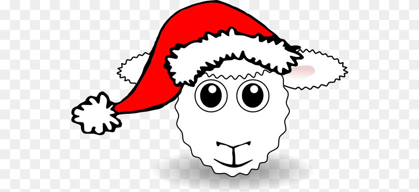 555x386 Sheep Clipart Christmas, Face, Head, Person, Baby PNG