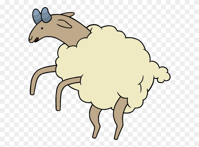 600x564 Sheep File Adventure Time Sheep, Animal, Bird, Mammal HD PNG Download