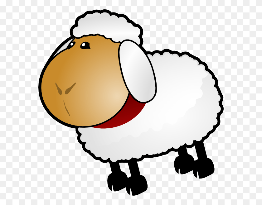 594x598 Sheep Vector Sheep Art Clip, Lamp, Animal, Food HD PNG Download