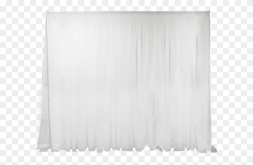 601x489 Sheer Wedding Backdrop White Sheer Drapes Sheer Fabrics White Pipe And Drape, Home Decor, Linen, Screen HD PNG Download